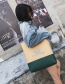 Fashion Beige+green Color-matching Decorated Bag(2pcs)