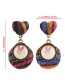 Fashion Multi-color Heart Shape Decorated Earrings