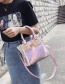 Fashion Brown Pure Color Decorated Shoulder Bag (2 Pcs)