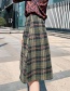 Fashion Multi-color Grid Pattern Decorated Skirt