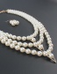 Fashion Beige Pearl Decorated Jewelry Set