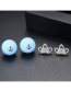 Fashion Blue Crown Shape Decorated Earrings