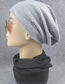 Fashion Dark Gray Pure Color Decorated Hat