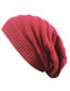 Fashion Claret Red Stripe Pattern Decorated Hat