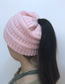 Fashion Pink Stripe Pattern Decorated Hat