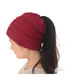 Fashion Red Stripe Pattern Decorated Hat