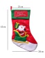 Fashion Multi-color Snowman Pattern Decorated Christmas Sock