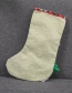 Fashion Green Deer Pattern Decorated Christmas Sock