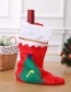 Fashion Random Santa Claus Pattern Decorated Christmas Sock
