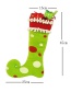 Fashion Green Dots Pattern Decorated Christmas Sock