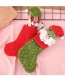 Fashion Red Santa Claus Pattern Decorated Christmas Sock