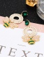 Fashion Beige Bee Shape Decorated Earrings
