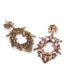 Fashion Pink Geometric Shape Decorated Earrings