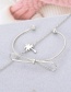 Fashion Silver Color Triangle Shape Decorated Bracelet (3 Pcs)