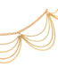 Simple Gold Color Pure Color Decorated Body Chain