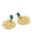 Fashion Red Hollow Out Design Pure Color Earrings