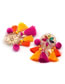 Fashion Multi-color Diamond Decorated Tassel Earrings