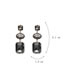 Fashion Gray Square Shape Decorated Earrings