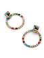 Fashion White Bead Decorated Earrings