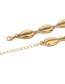 Fashion Gold Color Shell Shape Decorated Necklace