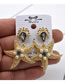 Fashion Gold Color Starfish Shape Decorated Earrings