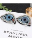 Fashion Multi-color Eye Shape Decorated Earrings
