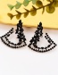 Fashion White Pure Color Decorated Earrings