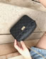 Fashion Black Square Shape Decorated Shoulder Bag