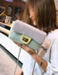 Fashion Yellow Color Matching Decorated Shoulder Bag