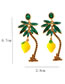 Fashion Gold Color Tree Shape Decorated Earrings