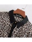 Fashion Brown Leopard Pattern Decorated Shirt