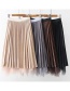 Fashion Beige Pure Color Decorated Skirt