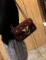 Fashion Brown Bee Shape Decorated Bag