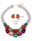 Fashion Multi-color Geometric Shape Decorated Jewelry Set