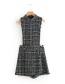 Fashion Black High Neckline Design Simple Dress