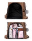 Fashion Brown Pure Color Design High-capacity Backpack