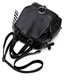Fashion Black Fuzzy Ball Pendant Decorated Leisure Backpack