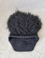 Lovely Black Pure Color Decorated Weird Knitted Hat