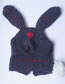 Lovely Blue Rabbit Ears Shape Design Pure Color Child Hat