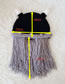 Lovely Black Horns Shape Design Simple Knitted Hat
