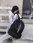 Fashion Black Letter Pattern Design High-capacity Backpack