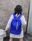 Fashion Blue Letter Pattern Design High-capacity Backpack