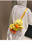 Fashion Yellow Duck Shape Design Weird Shoulder Bag