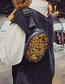Fashion Khaki Leopard Pattern Design Shoulder Bag