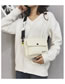 Fashion Light Gray Pure Color Design Square Shape Bag