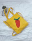 Fashion Yellow Carrot Pattern Design Shoulder Bag