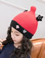Fashion Red Cartoon Pentagram Decorated Child Hat