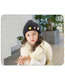 Fashion Red Tail Shape Design Pure Color Child Hat