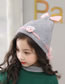 Fashion Gray Bowknot&bear Decorated Baby Hat