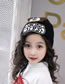 Fashion Red Bear Pattern Decorated Child Knitted Hat